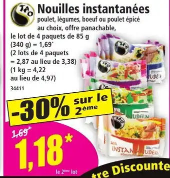 Norma Nouilles instantanées offre