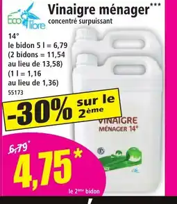 Norma Vinaigre ménager offre