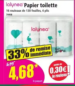 Norma LALYNEA Papier toilette offre