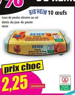 Norma BIB'HEIM 10 œufs offre