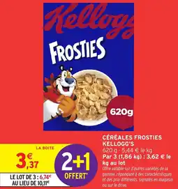 Intermarché Céréales frosties kellogg's offre