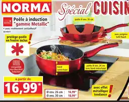 Norma CASA ROYALE Poêle à induction gamme Metallic offre