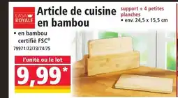 Norma Article de cuisine en bambou offre