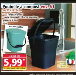 Norma Poubelle a compost offre