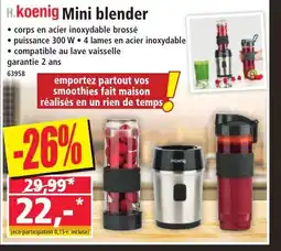 Norma Mini blender offre