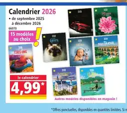 Norma Calendrier 2026 offre