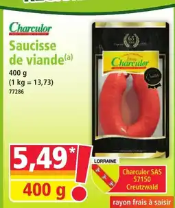 Norma CHARCULOR Saucisse de viande offre
