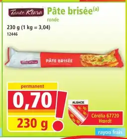 Norma Pâte brisée offre