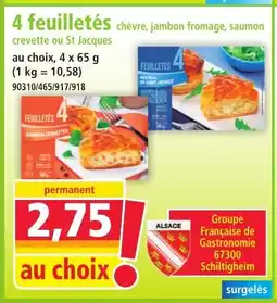 Norma 4 feuilletés offre