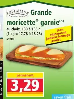 Norma POULAILLON Grande moricette garnie offre