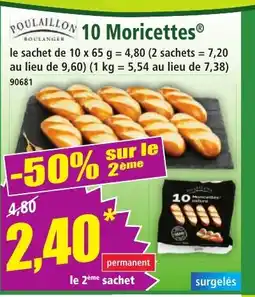 Norma POULAILLON 10 Moricettes offre