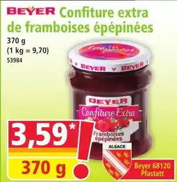 Norma BEYER Confiture extra de framboises épépinées offre