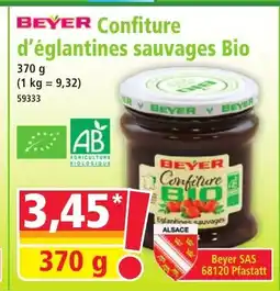 Norma BEYER Confiture d'églantines sauvages Bio offre