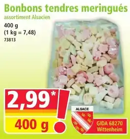 Norma Bonbons tendres meringués offre