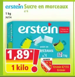 Norma ERSTEIN Sucre en morceaux offre