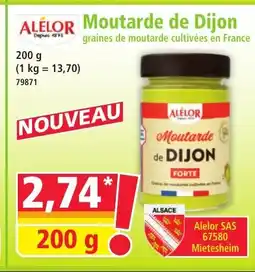 Norma ALELOR Moutarde de Dijon offre