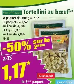Norma Tortellini au bœuf offre