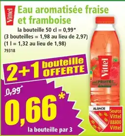 Norma VITTEL Eau aromatisée fraise et framboise offre