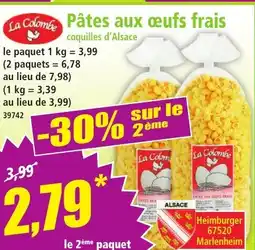 Norma Pâtes aux œufs frais offre