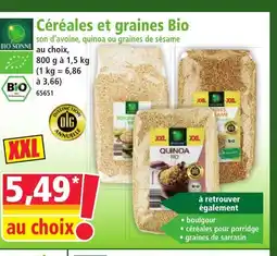 Norma BIO SONNE Céréales et graines Bio offre