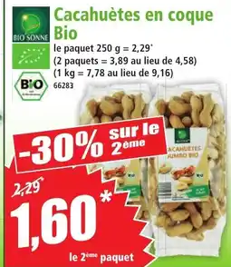 Norma BIO SONNE Cacahuètes en coque offre