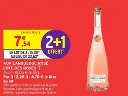 Intermarché Aop languedoc rosé cote des roses offre