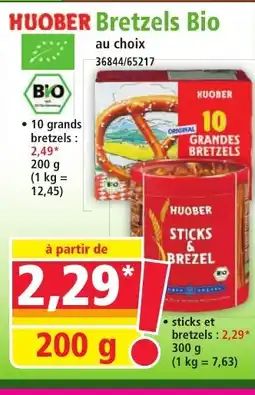 Norma HUOBER Bretzels Bio offre
