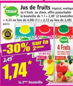 Norma TRIMM Jus de fruits offre