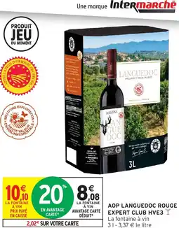 Intermarché Aop languedoc rouge expert club hve3 y offre