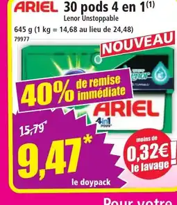 Norma ARIEL 30 pods 4 en 1 offre