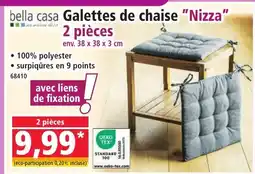 Norma BELLA CASA Galettes de chaise Nizza offre