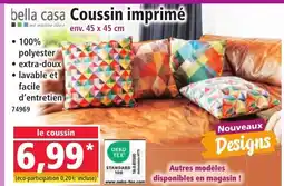 Norma BELLA CASA Coussin imprimé offre