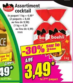 Norma BOEHLI Assortiment cocktail offre