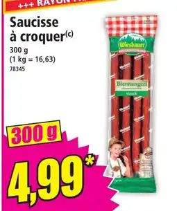 Norma Saucisse à croquer offre