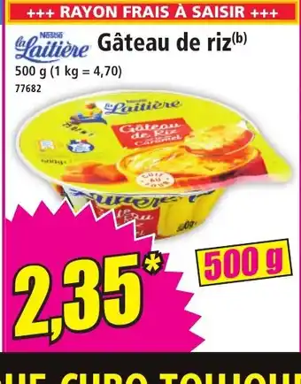 Norma LA LAITIERE Gâteau de Riz offre