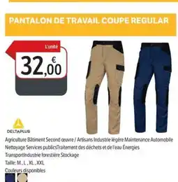 DomPro Pantalon de travail coupe regular offre
