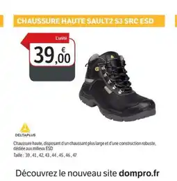 DomPro Chaussure haute sault2 s3 src esd offre