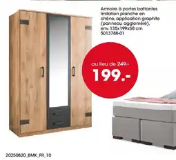 Armoire à portes battantes