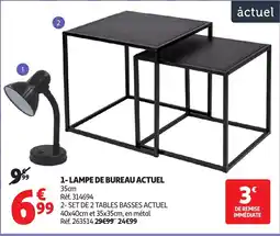 Auchan ACTUEL Lampe de bureau offre