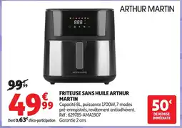 Auchan ARTHUR MARTIN Friteuse sans huile offre