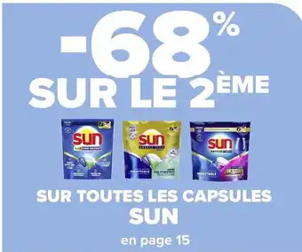 Carrefour Market SUN Sur toutes les capsules offre