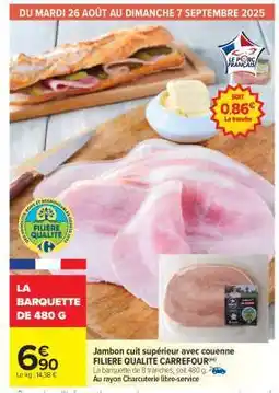 Carrefour Market LA BARQUETTE DE 480 G offre