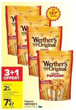 Carrefour Market Popcorn WERTHER'S offre