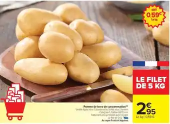 Carrefour Market POMME DE TERRE DE CONSOMMATION offre