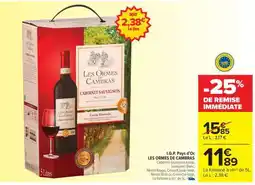 Carrefour Market LES ORMES DE CAMBRAS offre