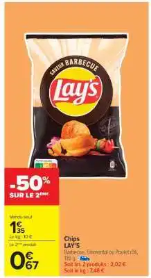 Carrefour CHIPS “LAY’S” offre