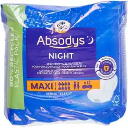 Carrefour Market CARREFOUR SOFT Serviettes incontinence Absodys offre