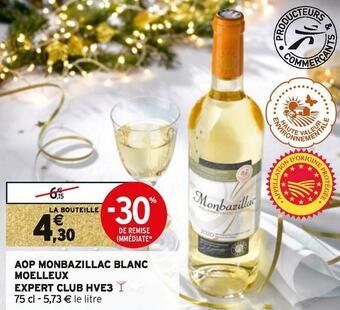 Intermarché Expert club aop monbazillac blanc moelleux hv3 offre