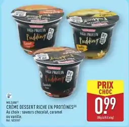 ALDI Creme dessert riche en proteines offre