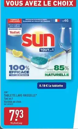 ALDI Tefal - tablette lave-vaisselle offre